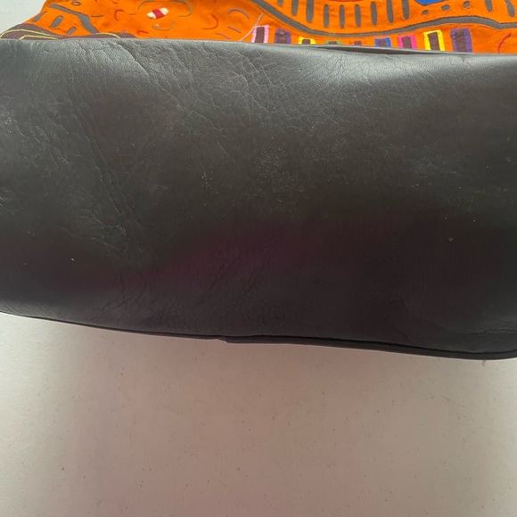 Colombian Leather And Fabric Purse Handbag Vintage? - Picture 5 of 11